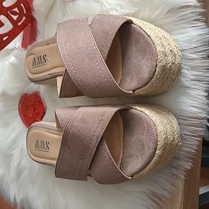 Platform Espadrille Slide
